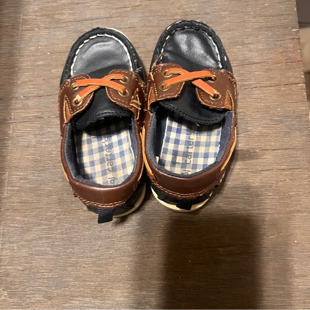 Carter's Brown and Blue Loafers for Kids